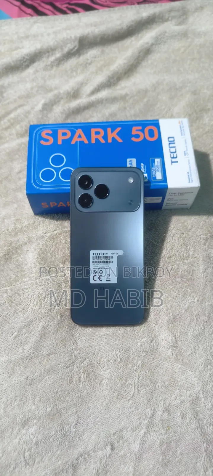 Tecno Spark 50 128 GB Black
