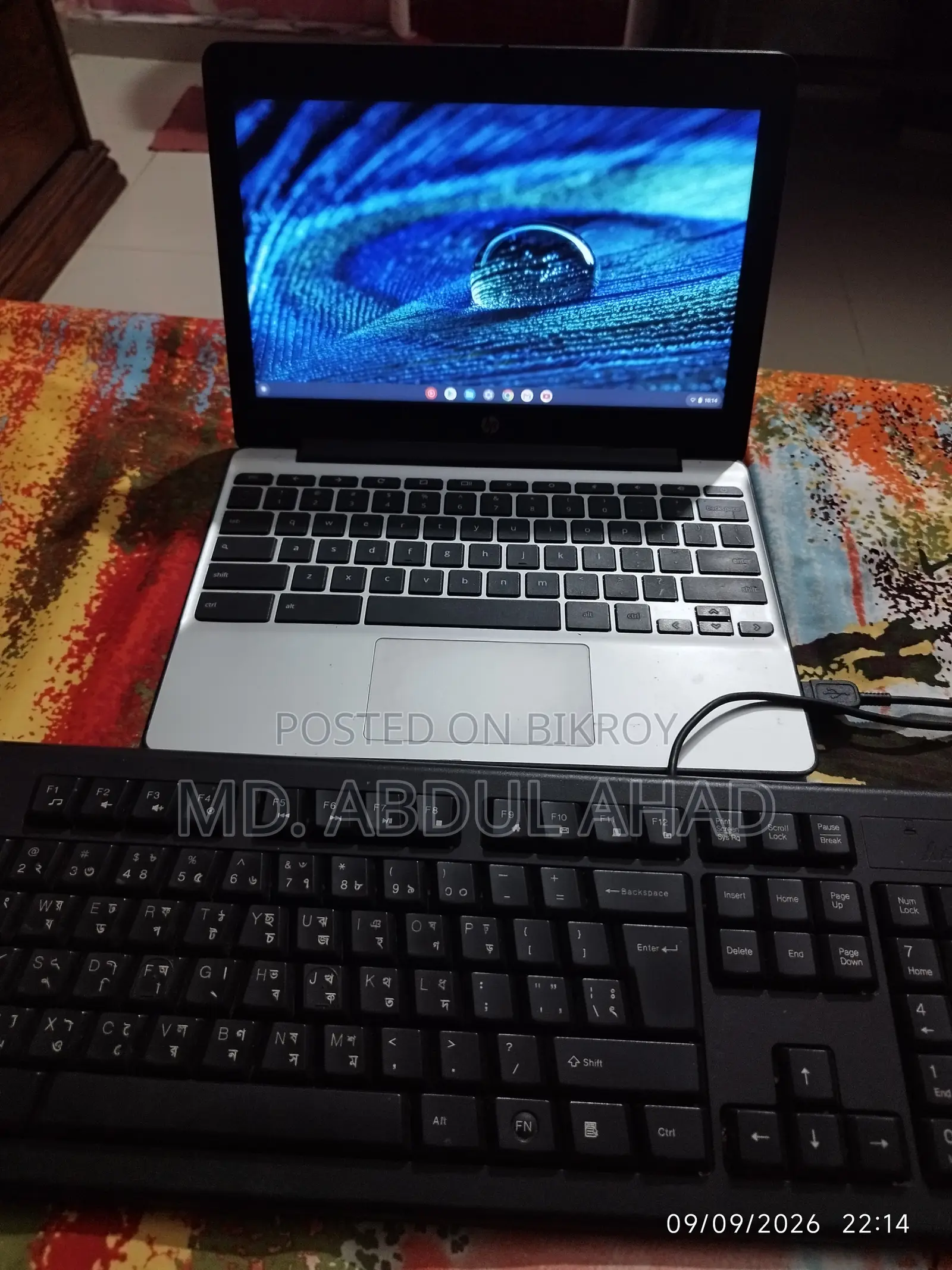 Laptop HP Chromebook 2gb Intel HDD 128gb