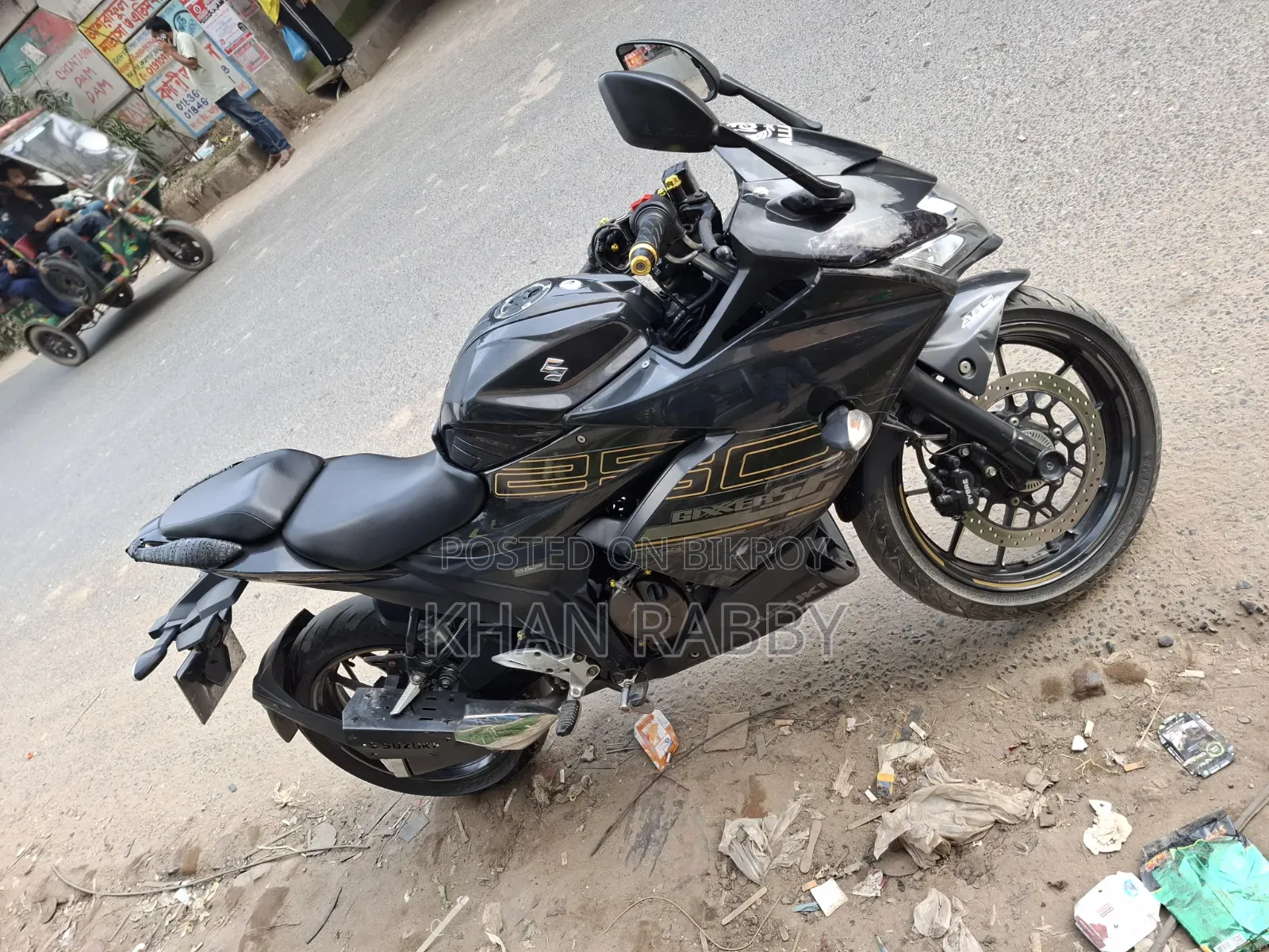 New Suzuki Gixxer SF 250 2024 Black