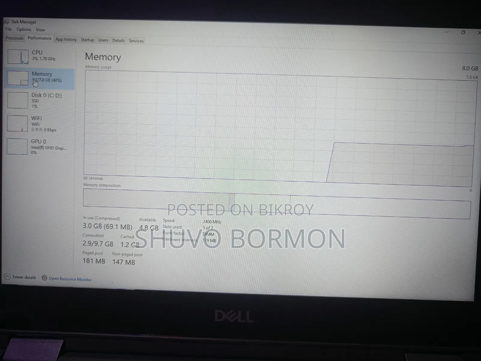 Laptop Dell Latitude 3190 2-in-1 8GB Intel SSD 128GB