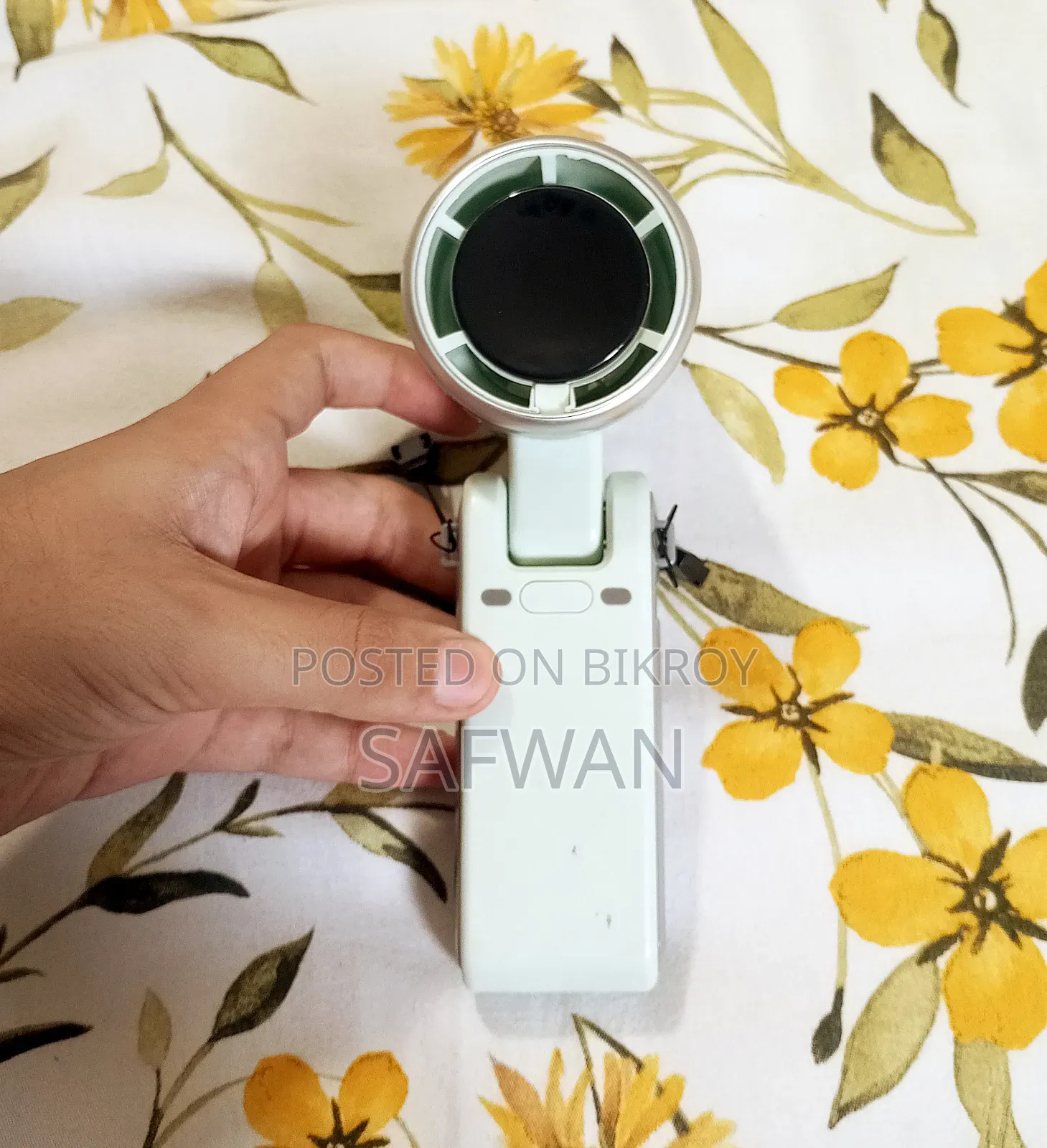 Portable Mini Hand Fan With Digital Display