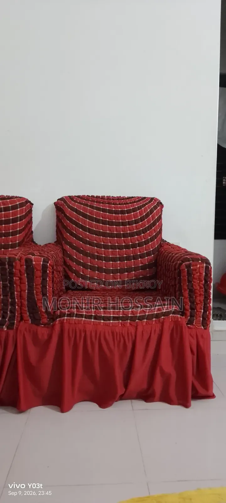কটন সোফা উইথ কাভার্স