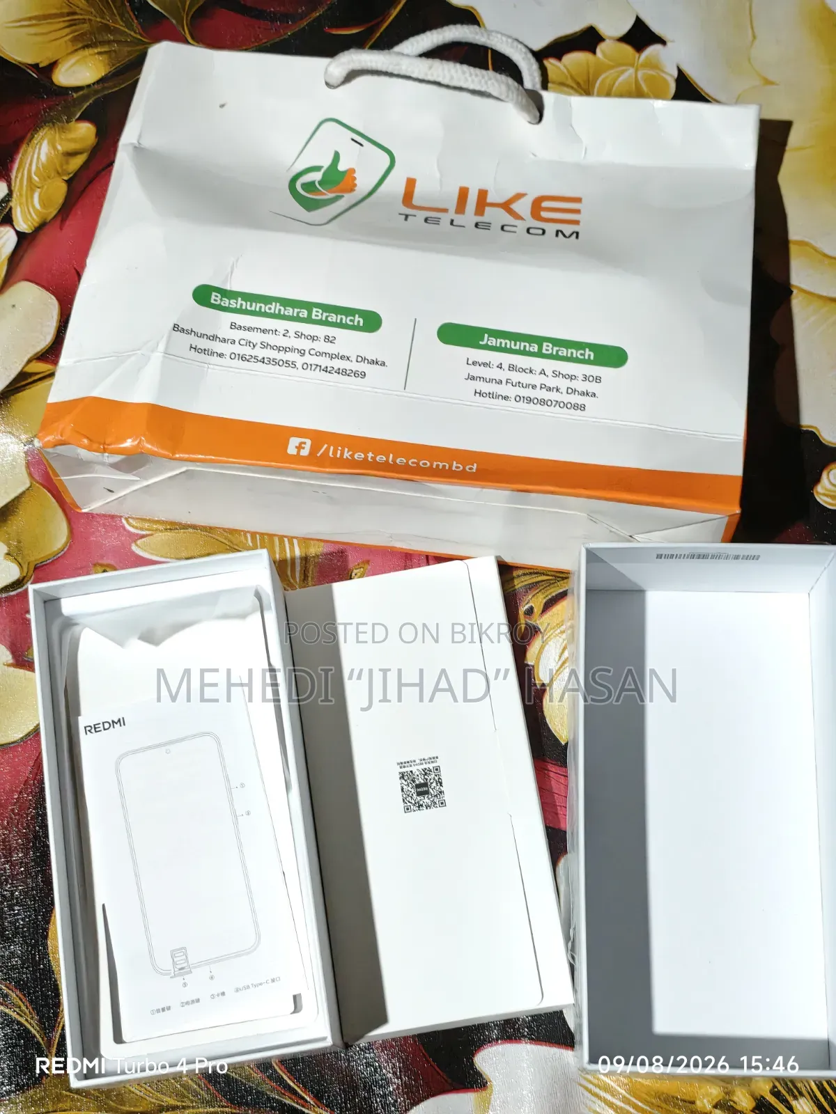 Xiaomi Redmi Turbo 4 Pro 256 GB White
