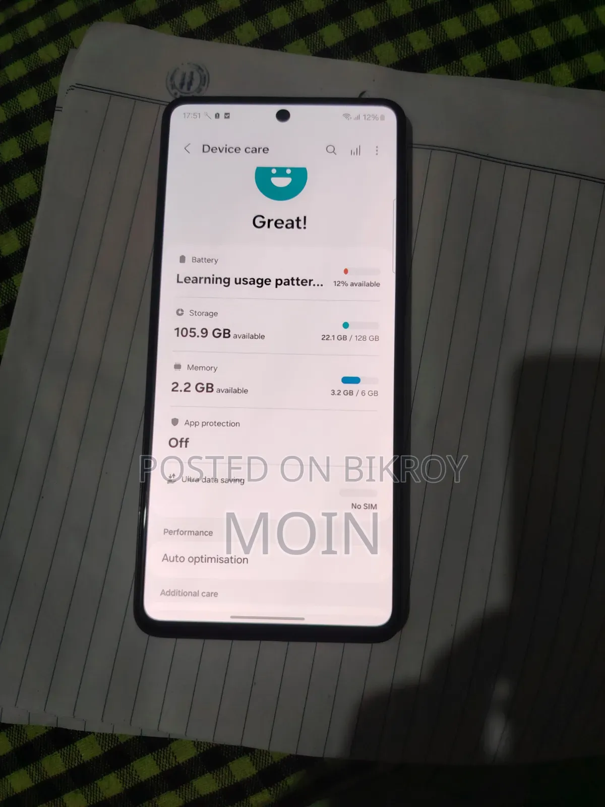 Samsung Galaxy M53 128 GB Purple