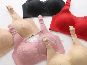 Women’s Full Coverage Lace Bra – Wire-Free Comfort Support Bra