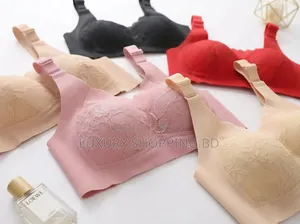 Women’s Full Coverage Lace Bra – Wire-Free Comfort Support Bra