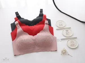 Women’s Full Coverage Lace Bra – Wire-Free Comfort Support Bra