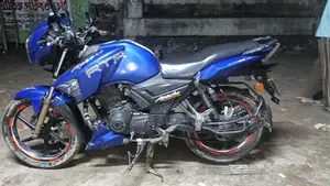 TVS Apache RTR 160 2v Refresh X-connect 2020 Blue