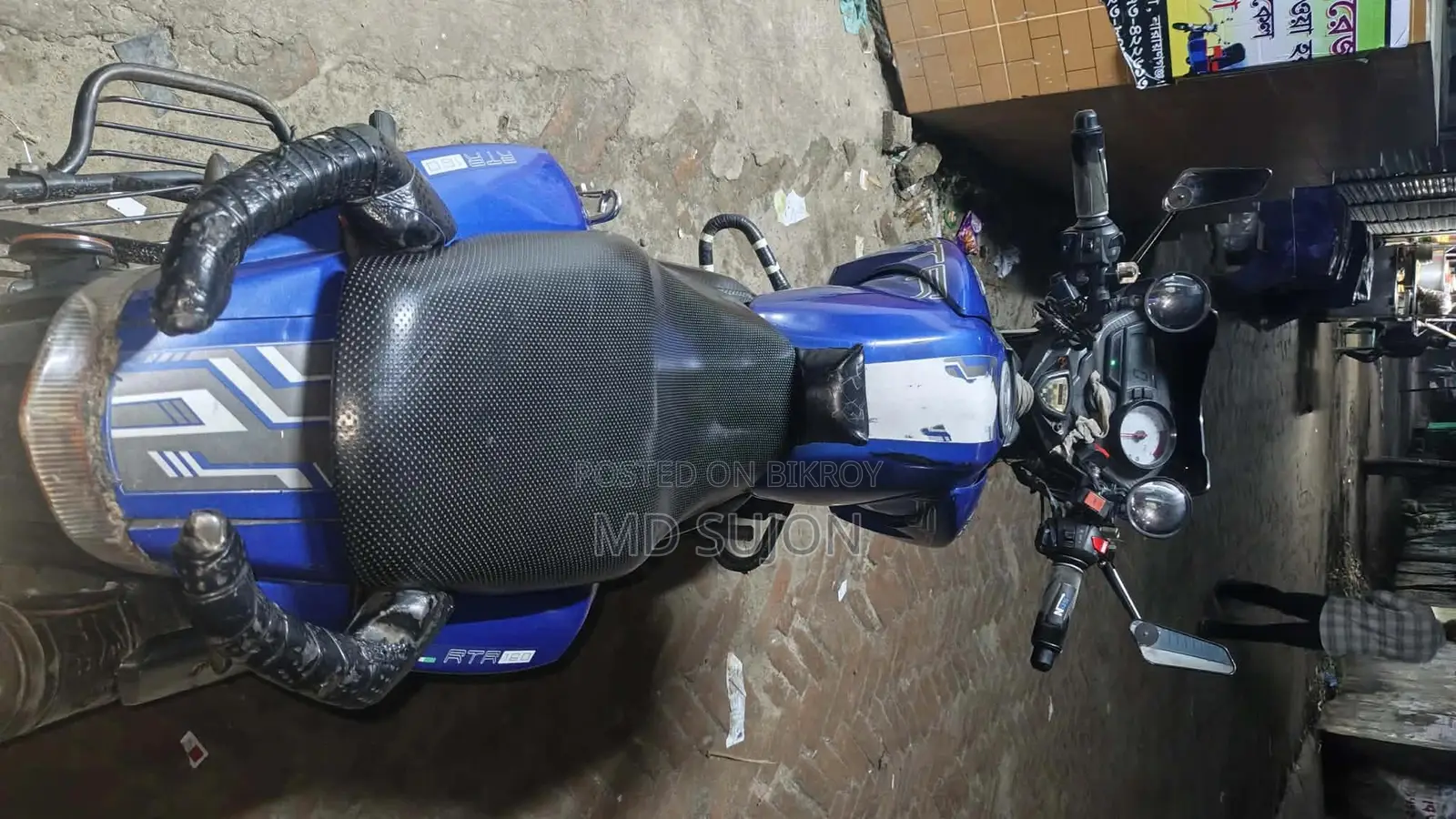 TVS Apache RTR 160 2v Refresh X-connect 2020 Blue