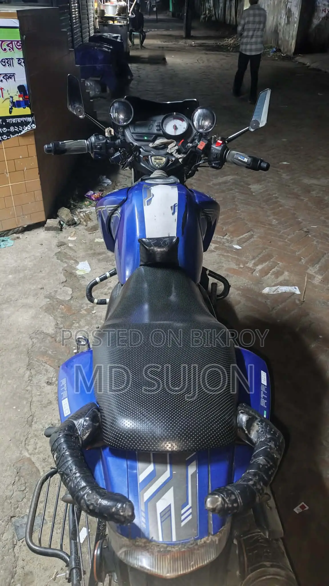 TVS Apache RTR 160 2v Refresh X-connect 2020 Blue