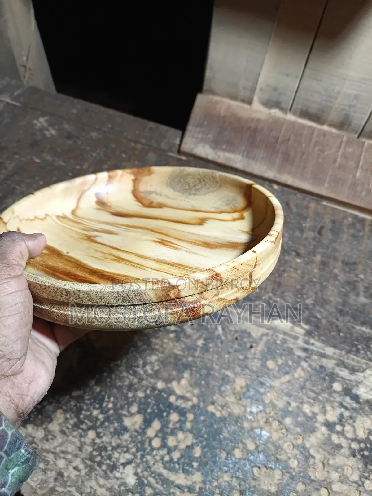 কাঠের প্লেট