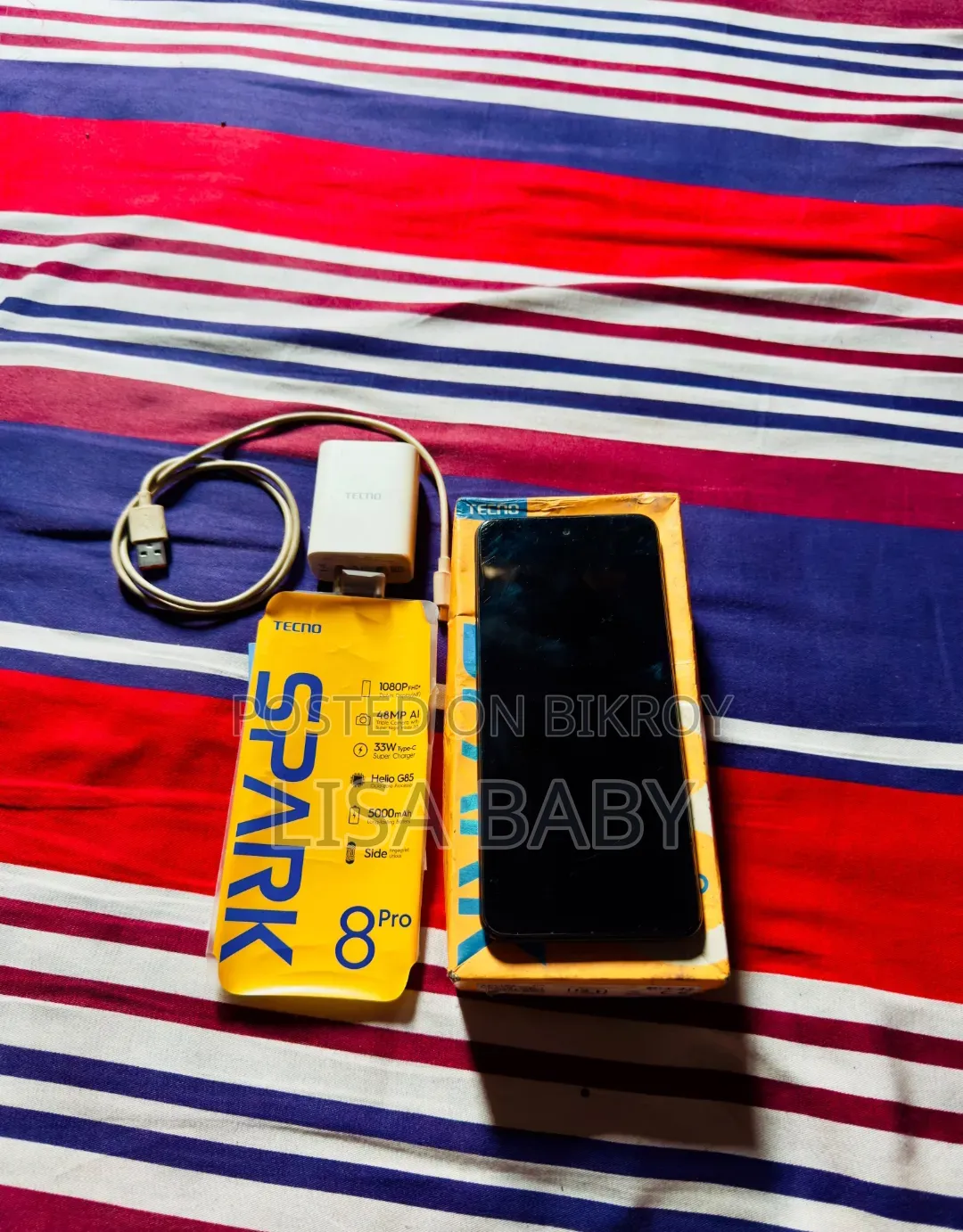 Tecno Spark 8 Pro 64 GB Black