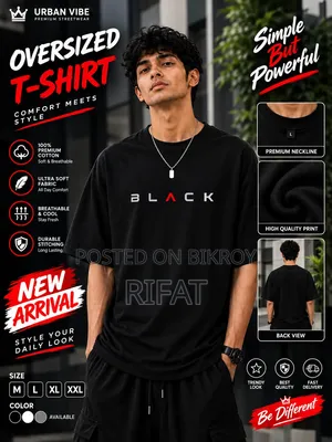Premium Cotton Drop Shoulder T-shirt
