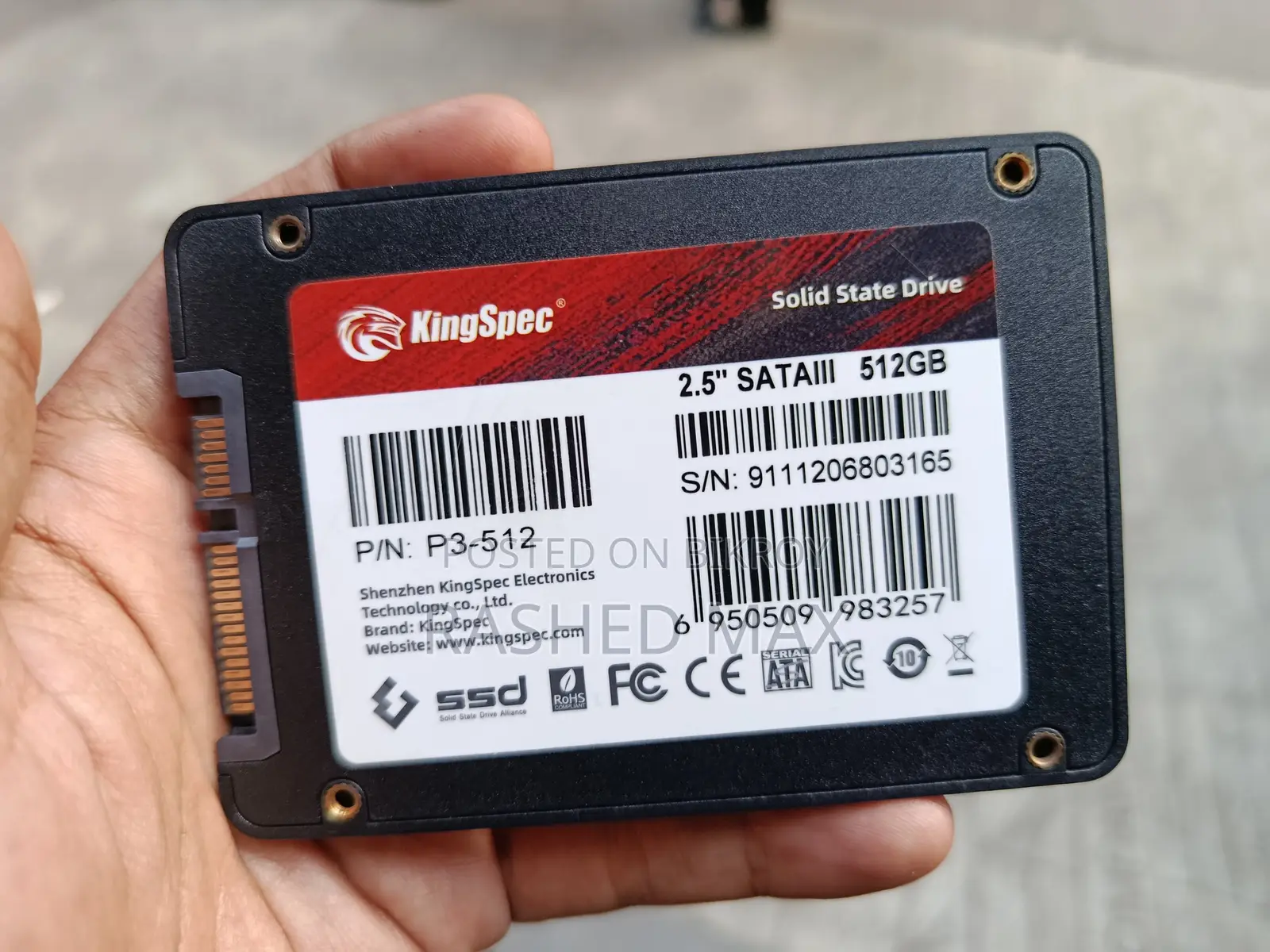 Kingspec 512gb Sata SSD