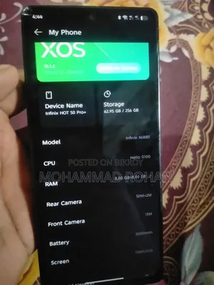 Infinix Hot 50 Pro+ 4G 256 GB Black