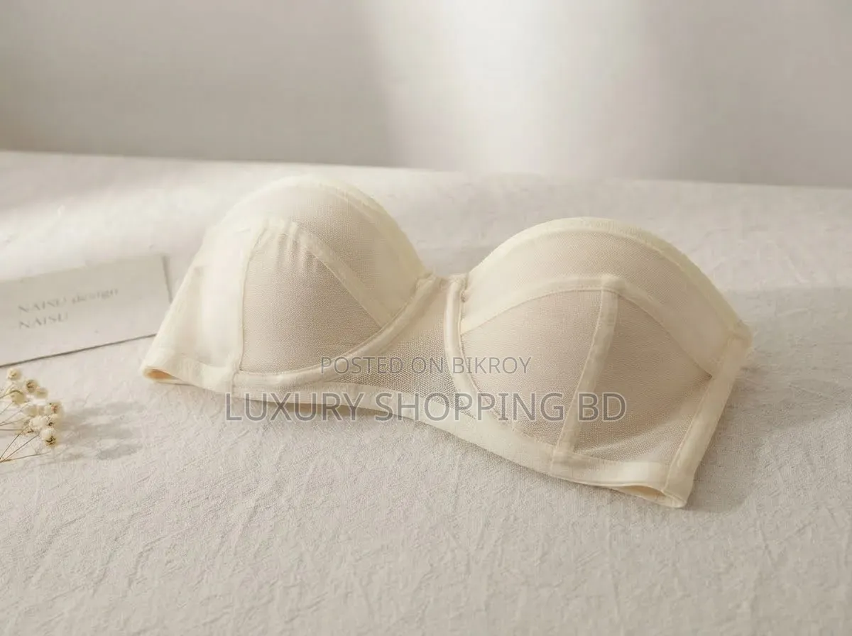 Convertible Strapless Underwire Bra – Sheer Mesh Multiway Support Bra