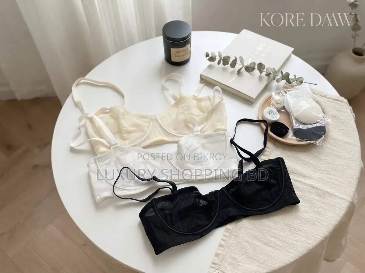 Convertible Strapless Underwire Bra – Sheer Mesh Multiway Support Bra