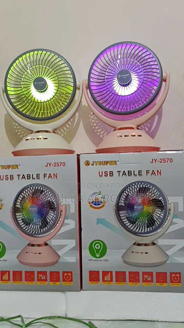 JY-2570 Rechargeable Fan / Charge Fan