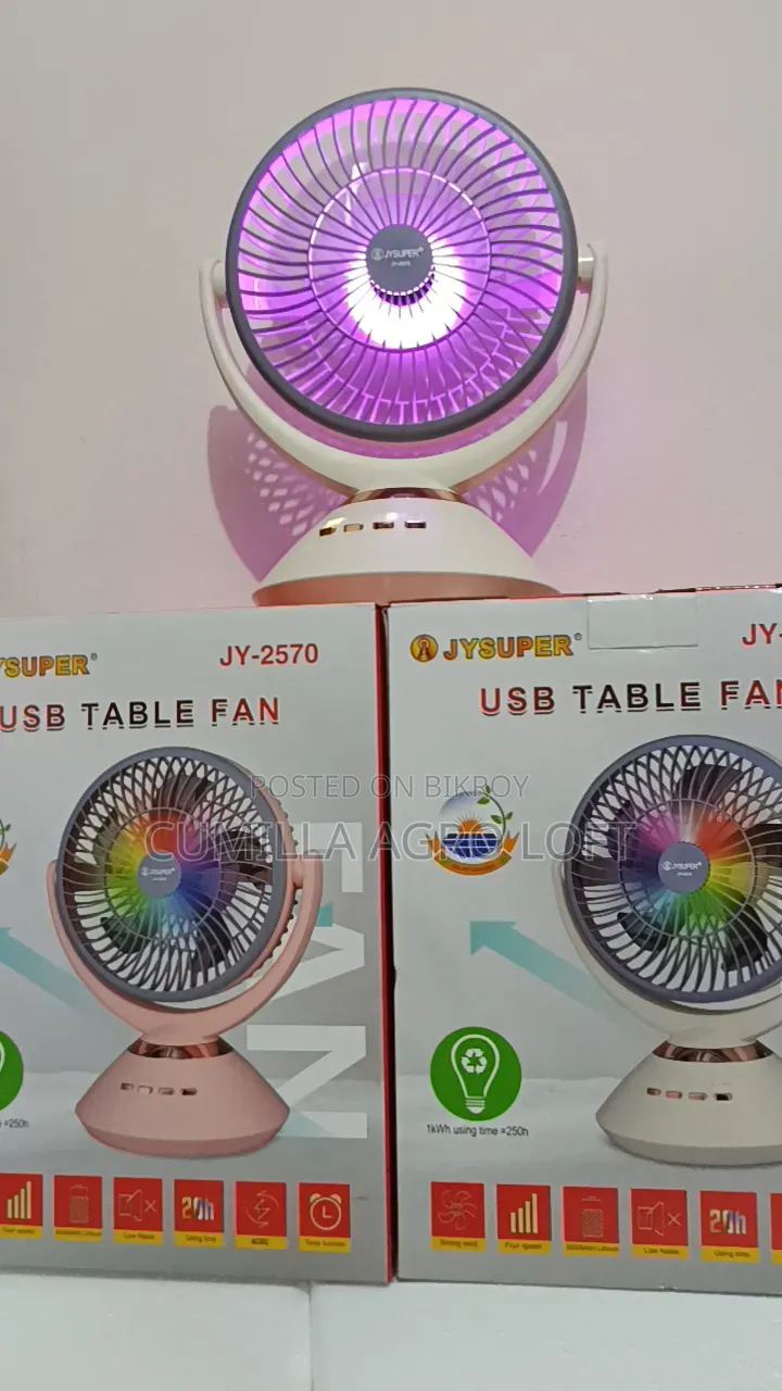 JY-2570 Rechargeable Fan / Charge Fan