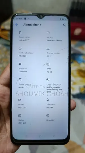 Realme C21Y 64 GB Graphite