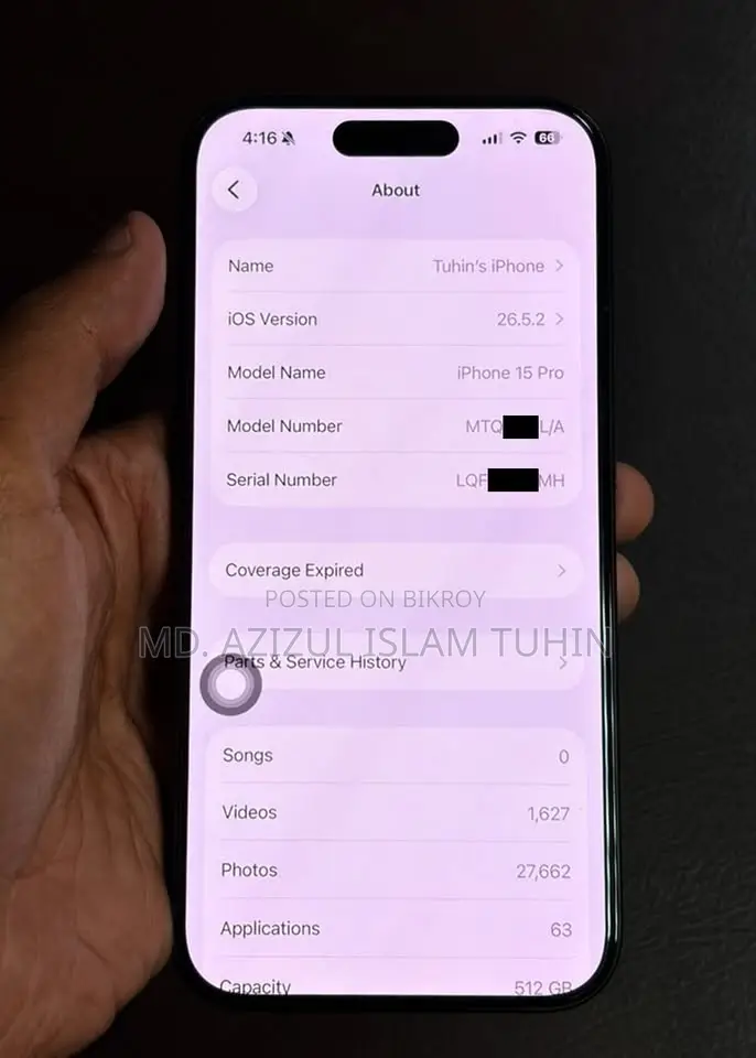 Apple iPhone 15 Pro 512 GB Black