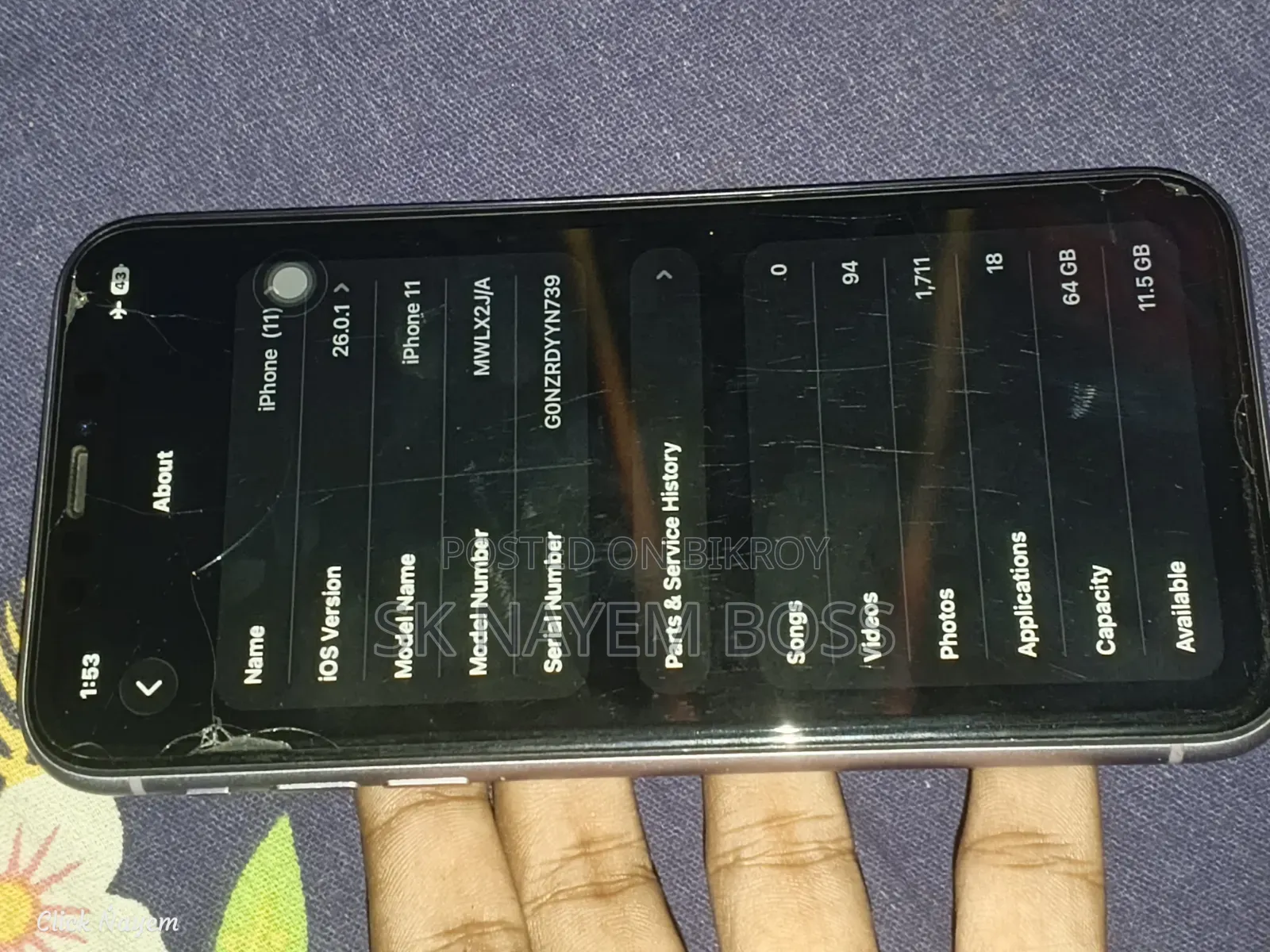 অ্যাপল আইফোন ১১ ৬৪ জিবি