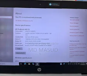 Laptop HP ProBook 440 G5 8GB Intel Core I7 HDD 1T