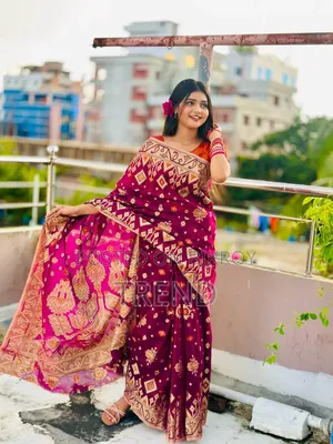 Tencil Jori Jamdani Saree