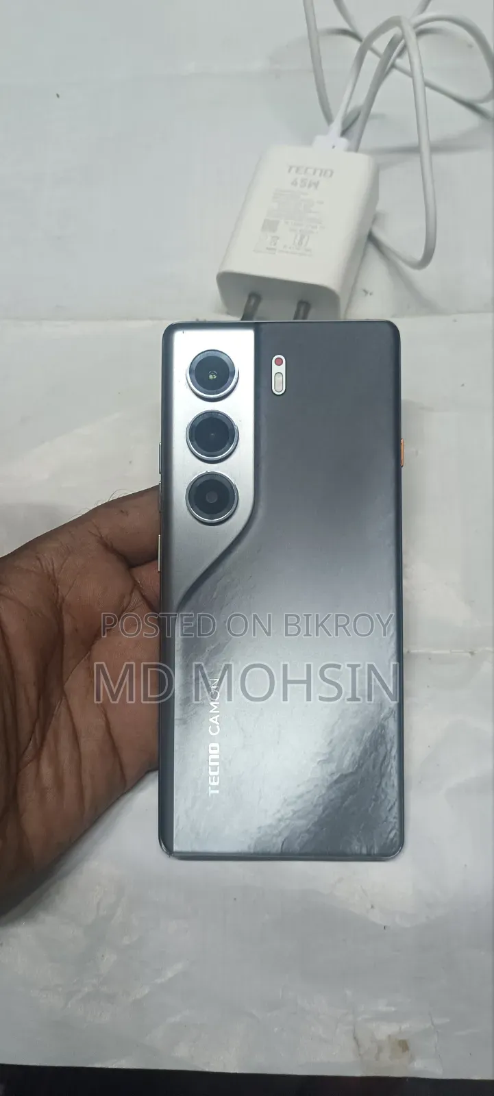 Tecno Camon 40 Pro 4G 256 GB Graphite
