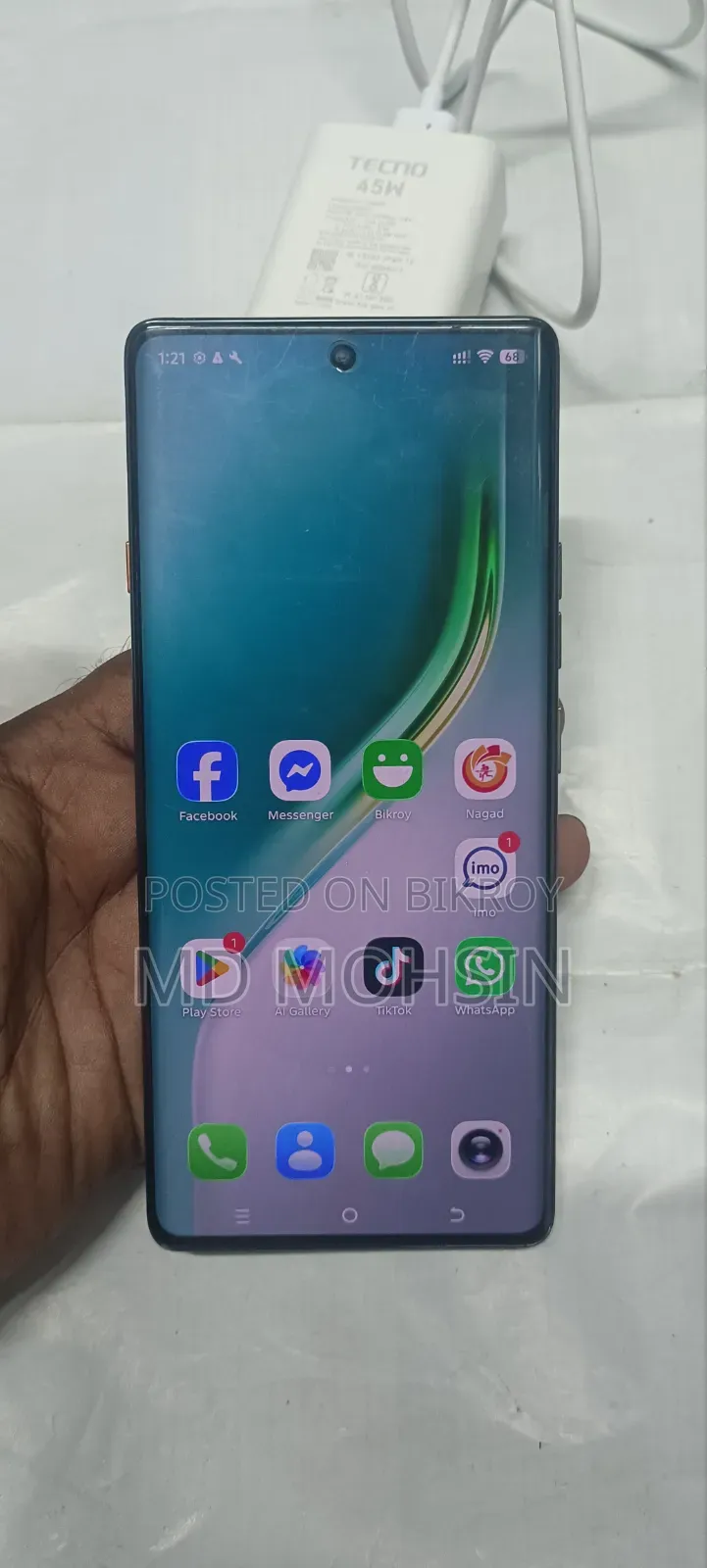 Tecno Camon 40 Pro 4G 256 GB Graphite