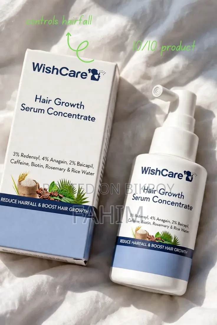 WishCare Hair Growth Serum Concentrate | Anti Hair Fall Serum | 30ml