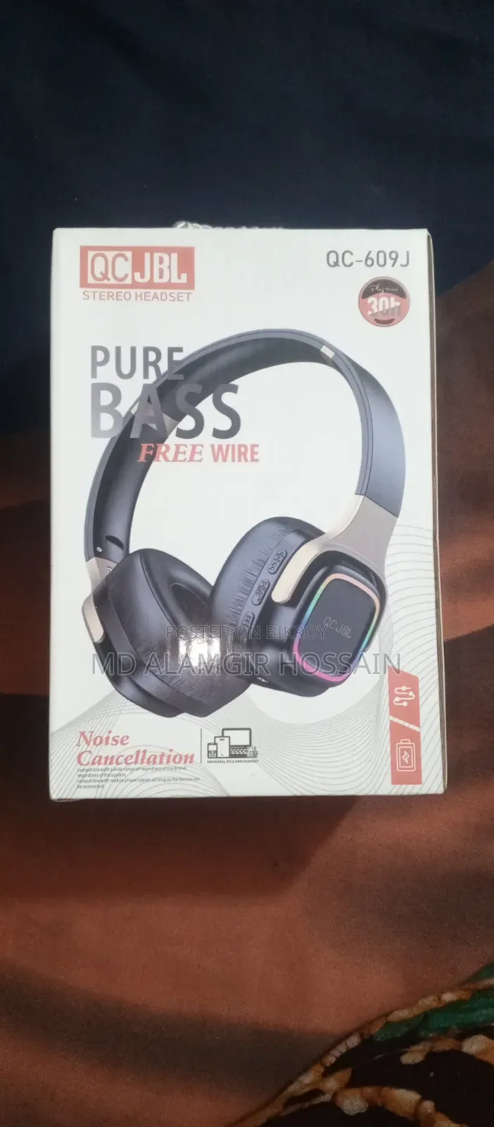 QC JBL Bloothooth Stereo Headset