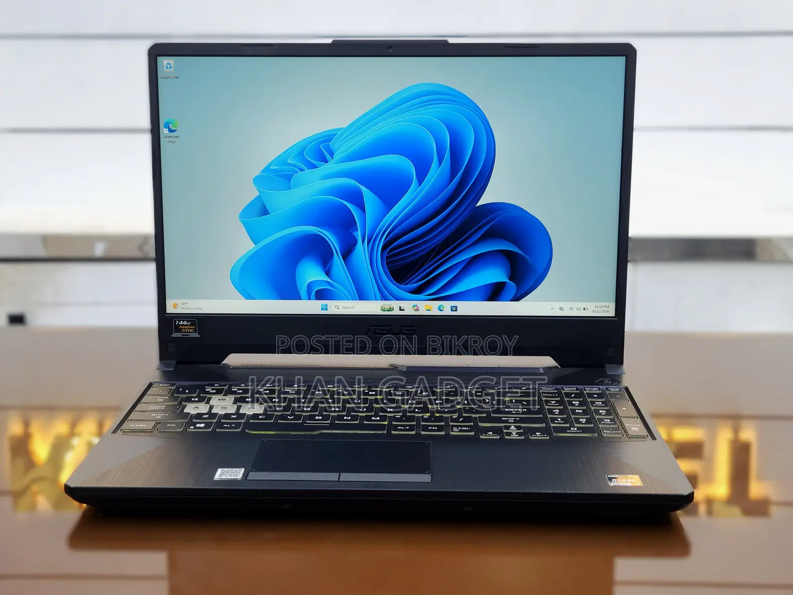 Laptop ASUS Tuf Gaming A15 16GB AMD Ryzen 7 SSD 512GB