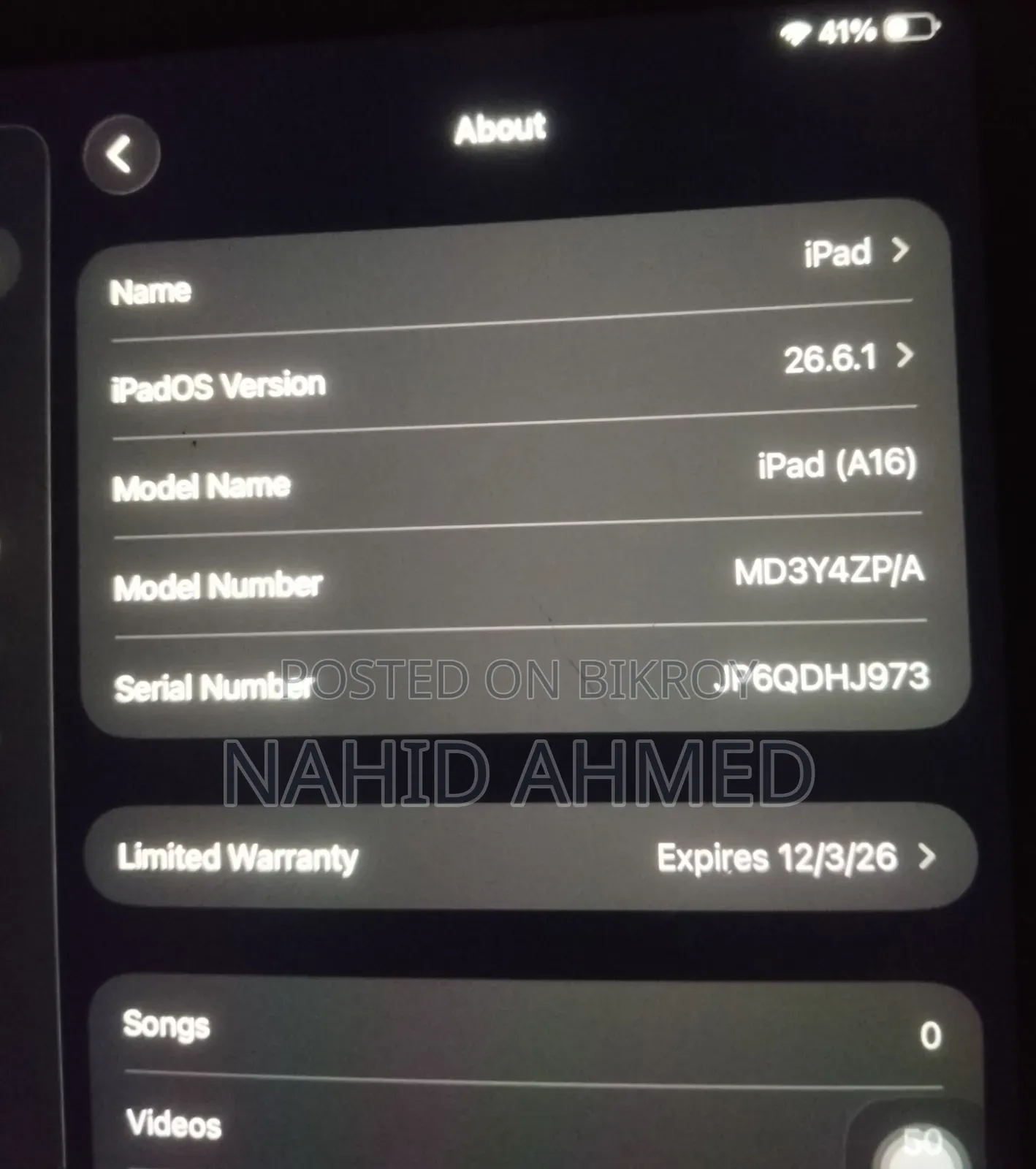 Apple iPad (2025) 128 GB Silver
