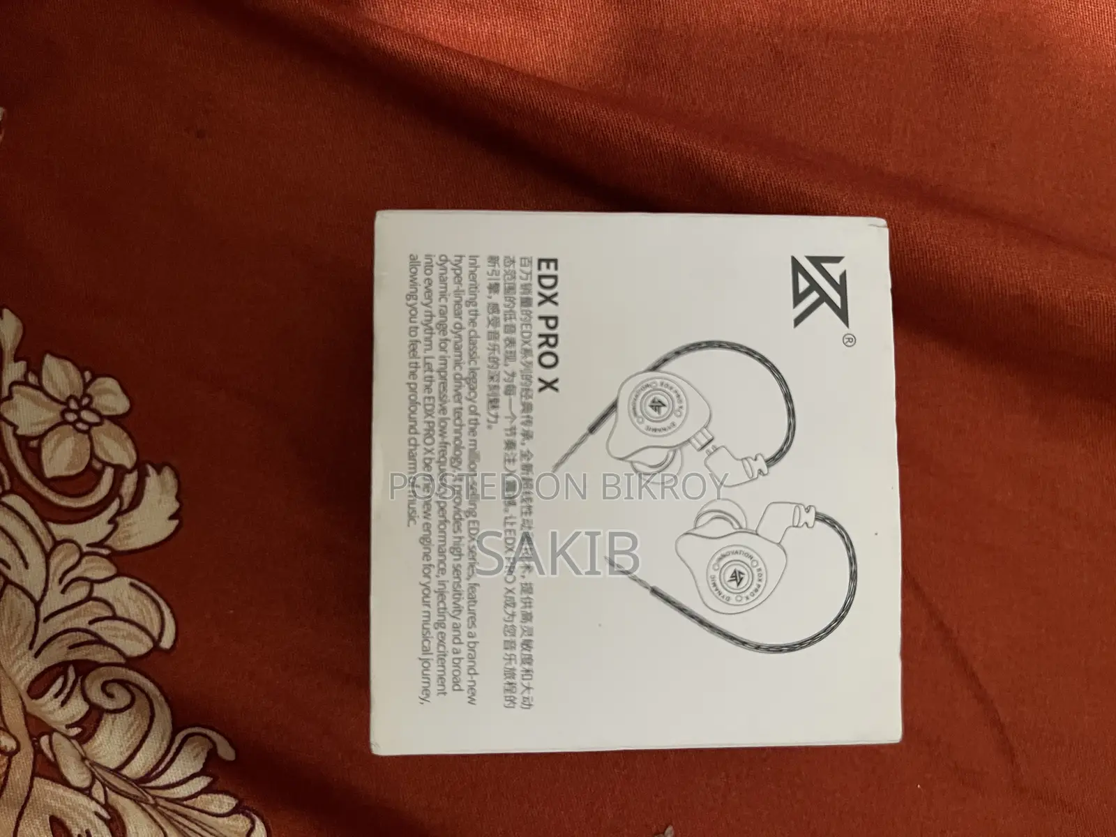 KZ EDX Pro X IEM Earphone – With Box