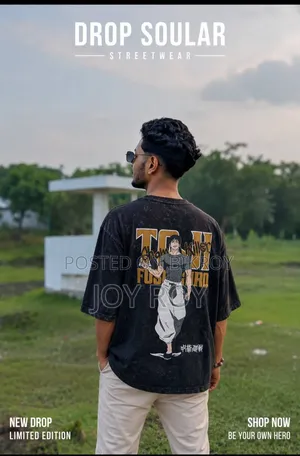 Oversized Fit Drop Solder T Shirt