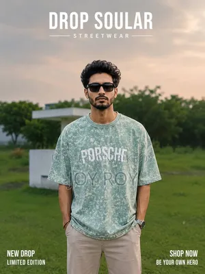 Oversized Fit Drop Solder T Shirt