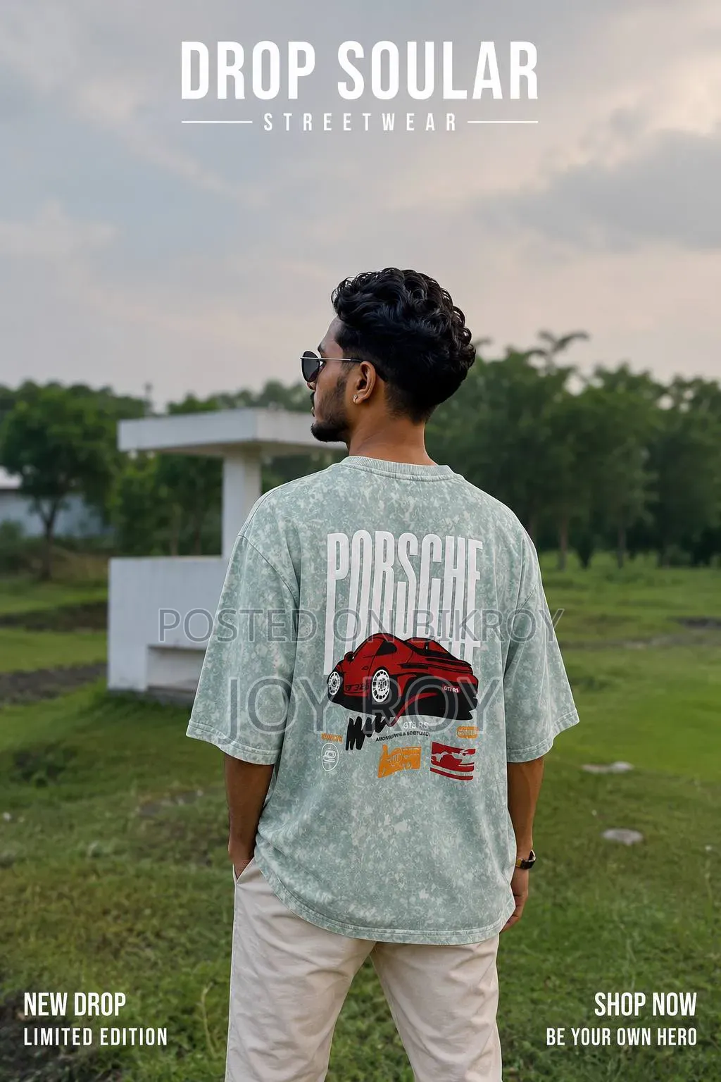 Oversized Fit Drop Solder T Shirt