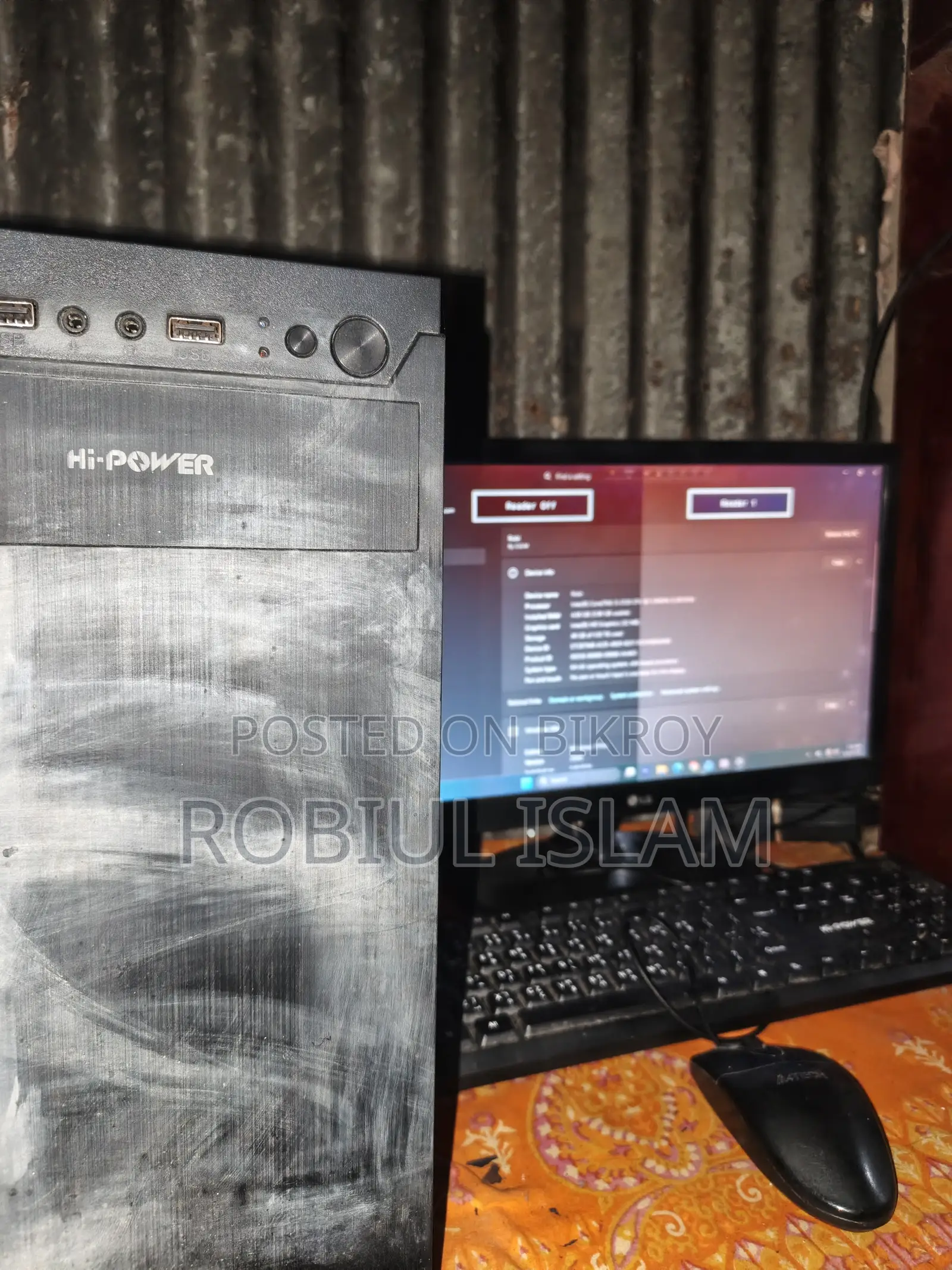 Desktop Computer 4GB Intel Core I3 SSHD+SSD 1T