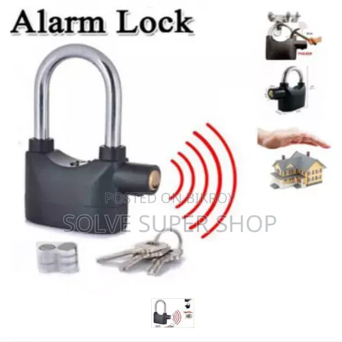 Smart Security to Prevent Theft—Alarm Lock Padlock!