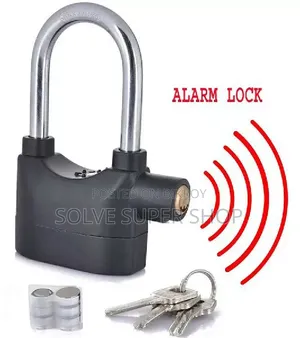 Smart Security to Prevent Theft—Alarm Lock Padlock!