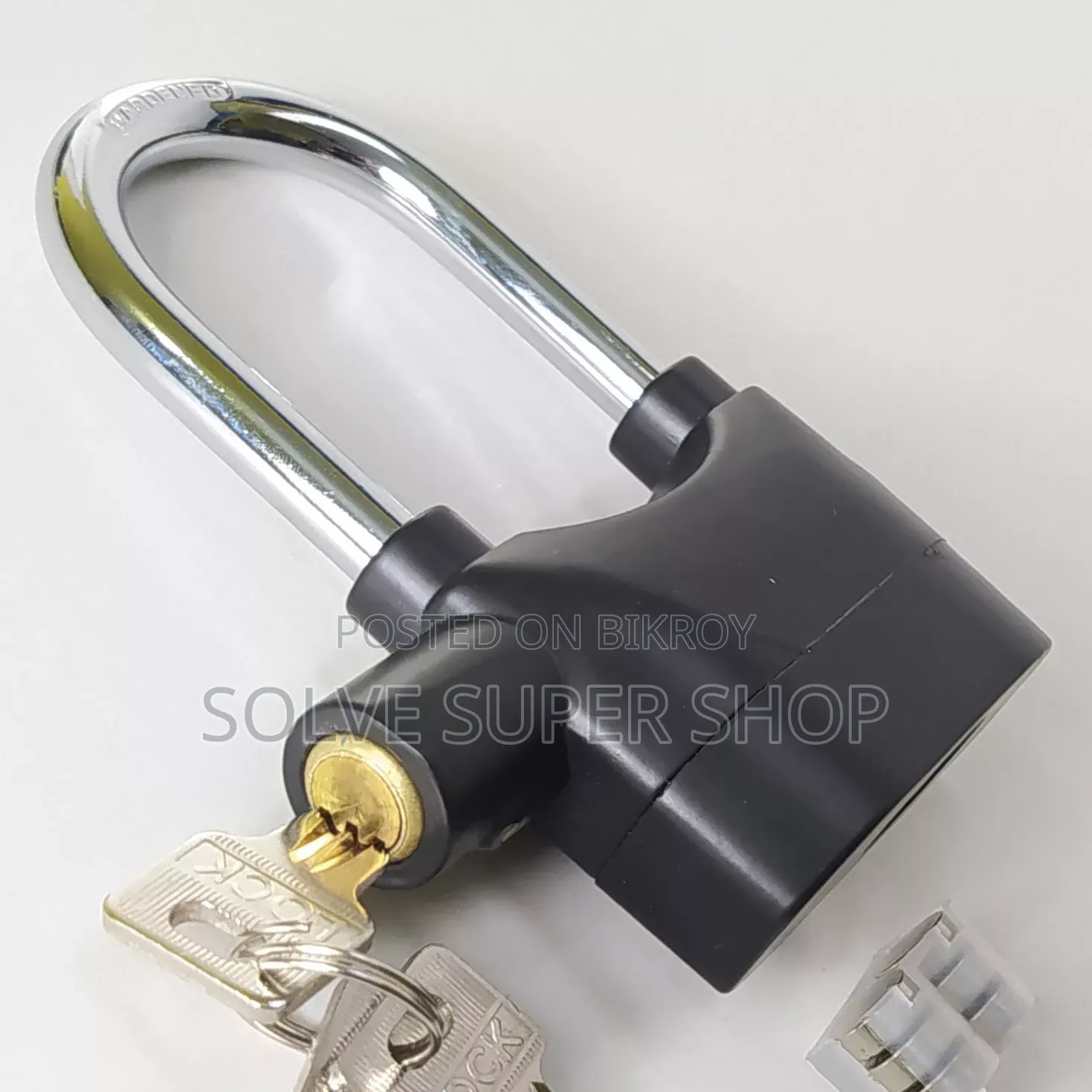 Smart Security to Prevent Theft—Alarm Lock Padlock!