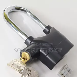 Smart Security to Prevent Theft—Alarm Lock Padlock!
