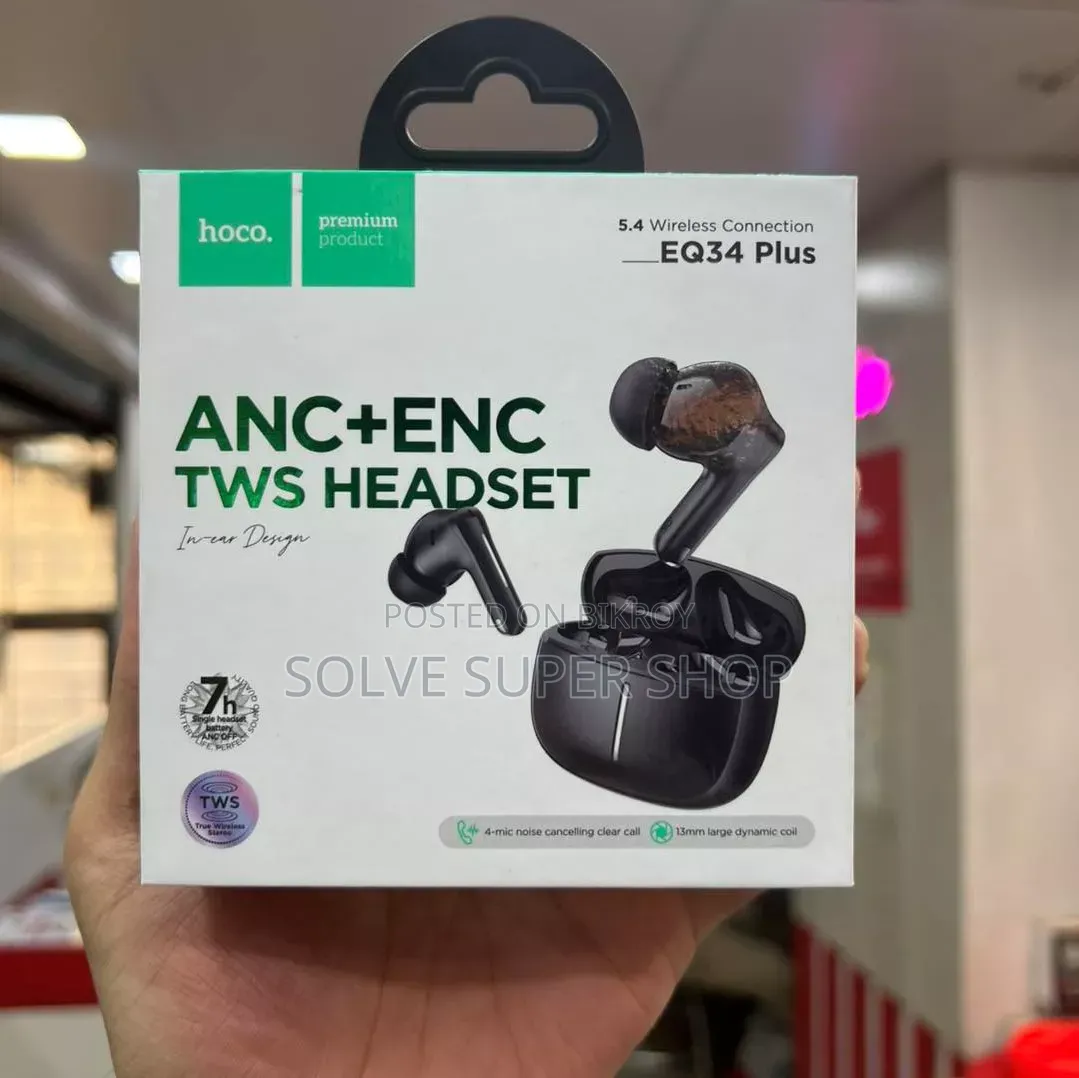 স্মার্ট অডিওর নতুন অভিজ্ঞতা — HOCO EQ34 Plus (Rima) TWS Earbuds!