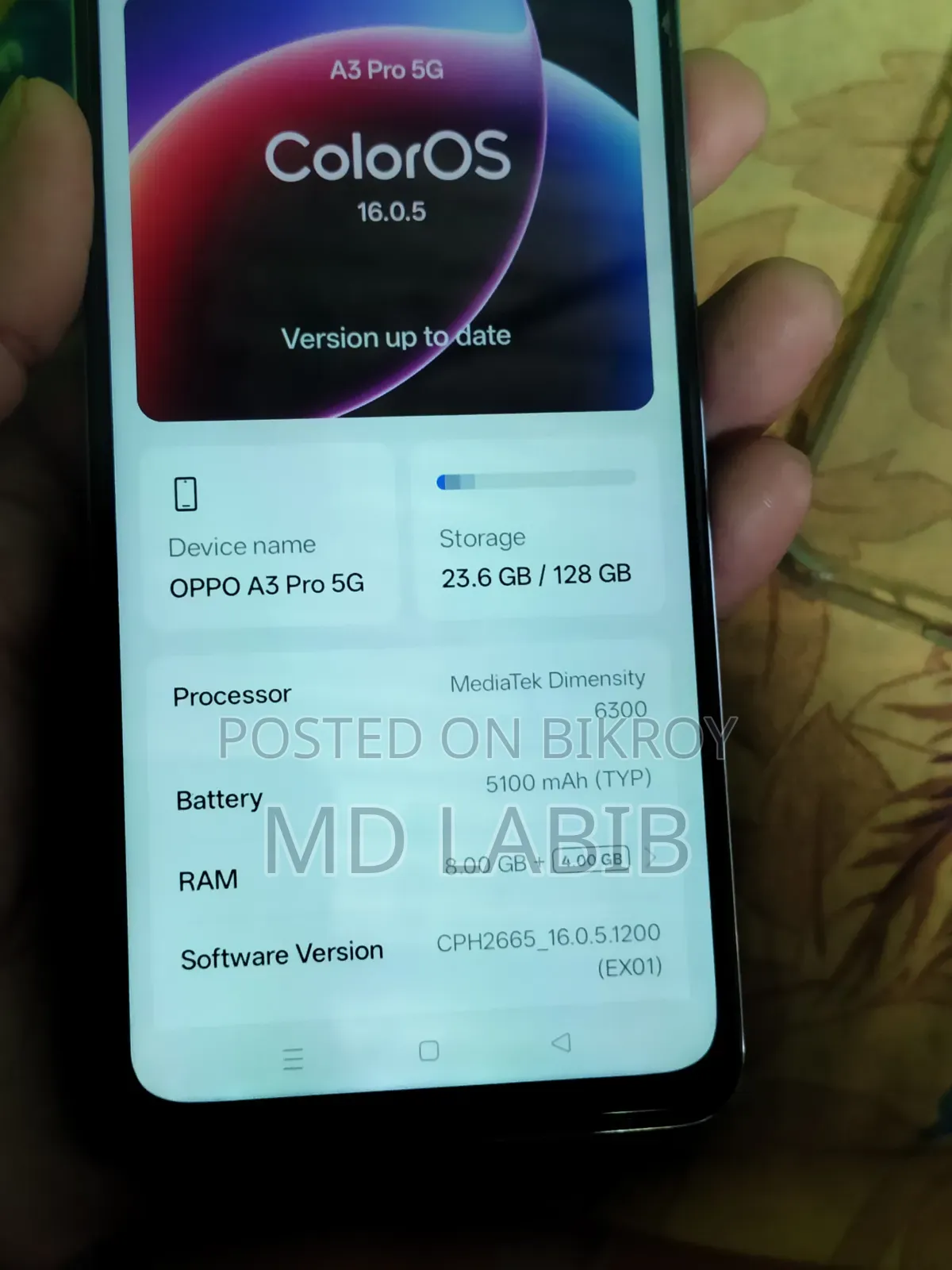Oppo A3 Pro 5G 128 GB Green