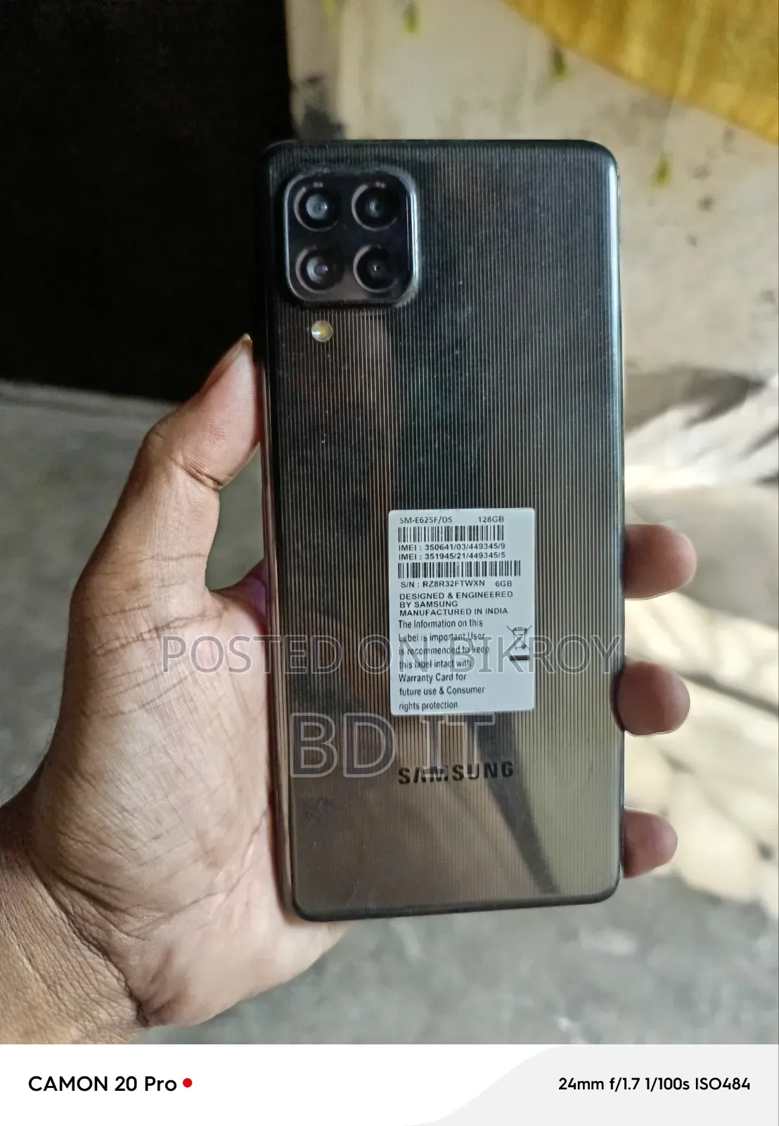 Samsung Galaxy F62 128 GB Black