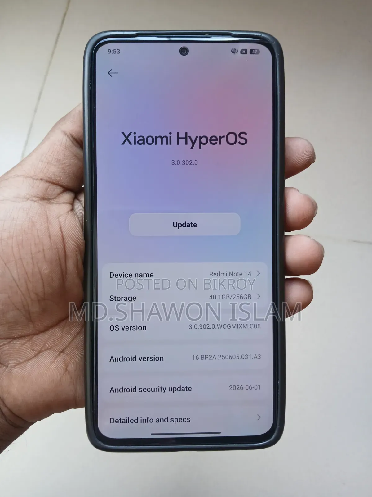 New Xiaomi Redmi Note 14 4G 256 GB