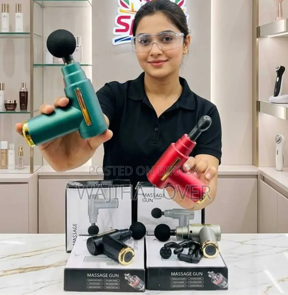 SL-720 Rechargeable Mini Gun Massager বডি মেসেজ গান