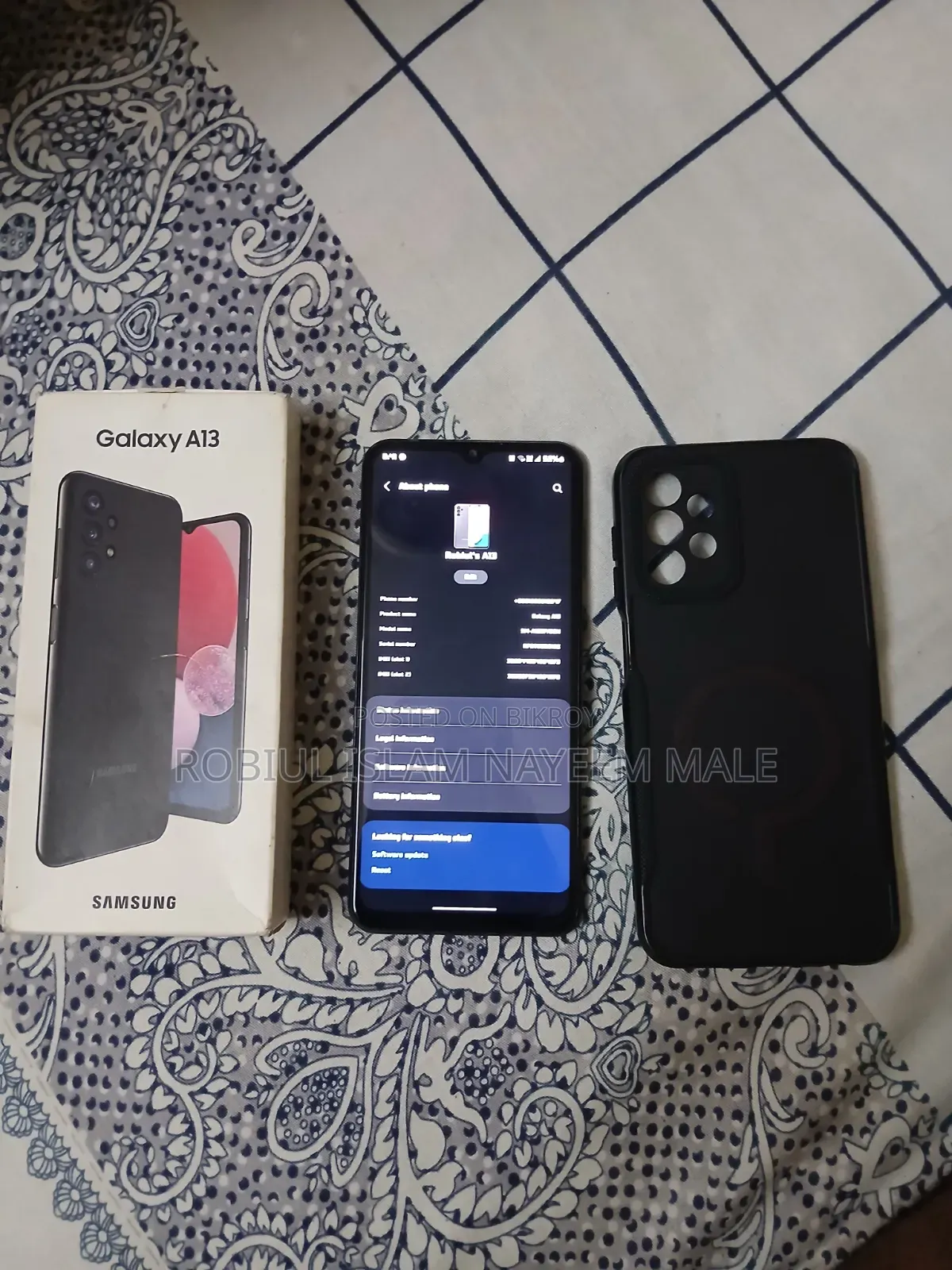 নতুন স্যামসাং গ্যালাক্সি এ১৩ ৬৪ জিবি গ্রাফাইট