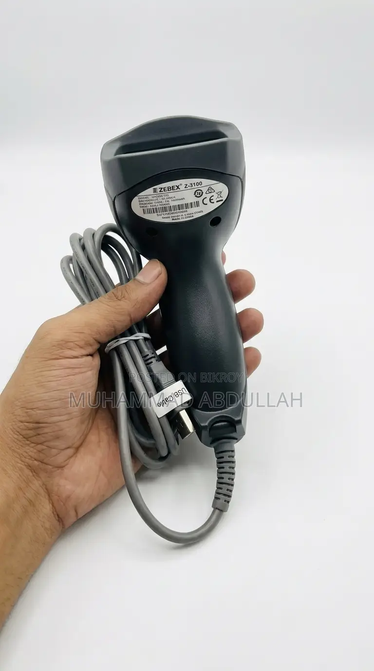 Zebex Z-3100 Barcode Scanner | একদম নতুন (বক্স সহ)